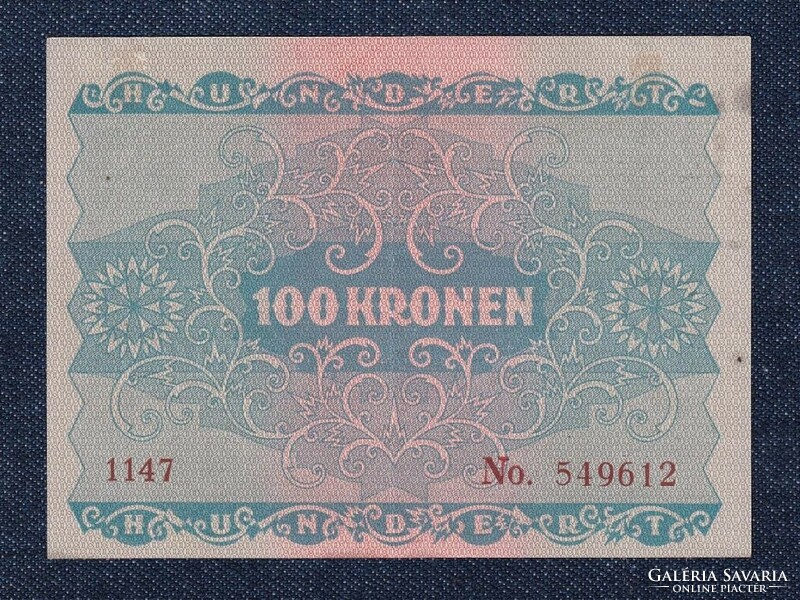 Ausztria 100 Korona bankjegy 1922 (id73763)