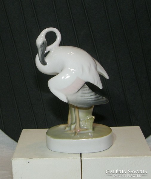 Flamingo - rare Zsolnay figure