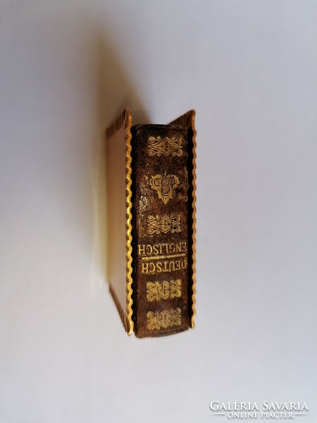 English-German, German-English mini-dictionary, (1910-1920) limited rarity, in copper case