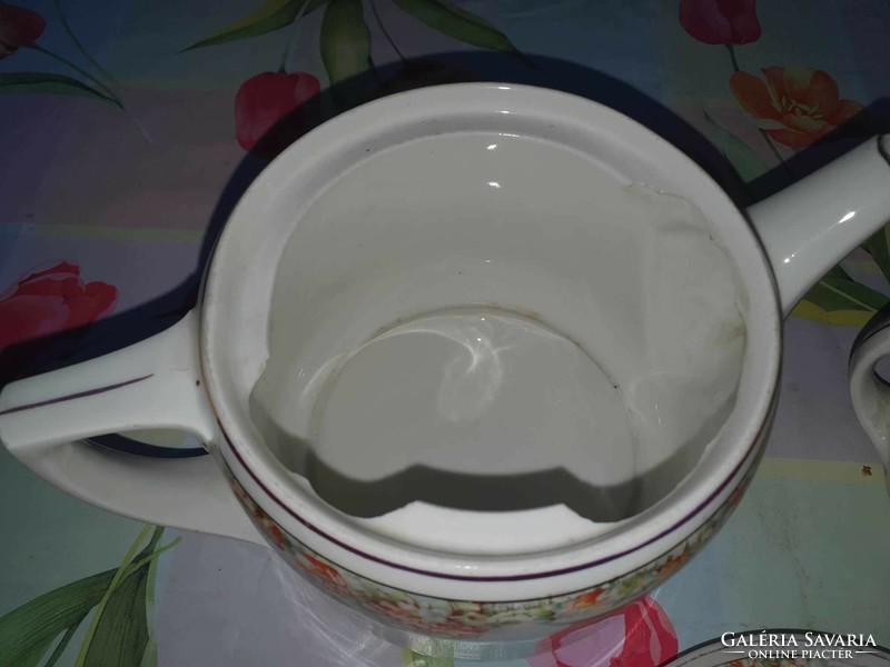 Antique Czech porcelain tea set