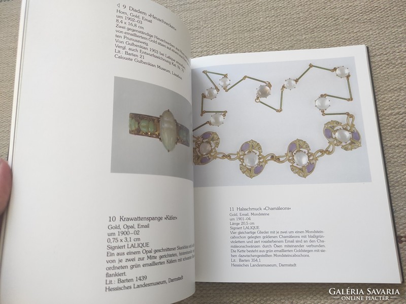 Lalique's jewelry art - art nouveau jewelry - industrial art, art book, German