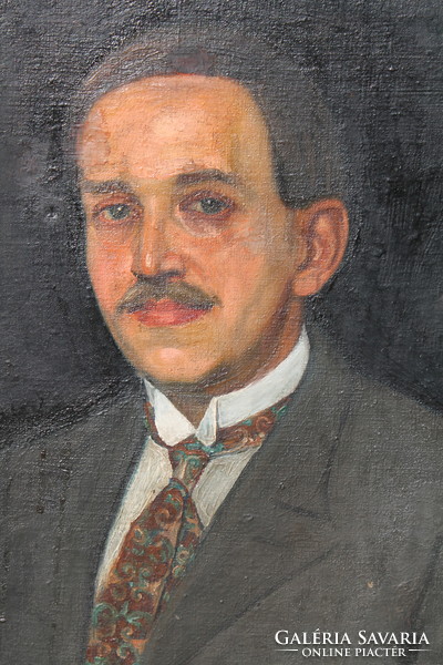 Lajos Próday: portrait of an elegant gentleman