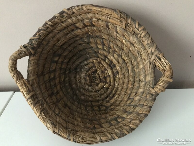 Small old wicker basket