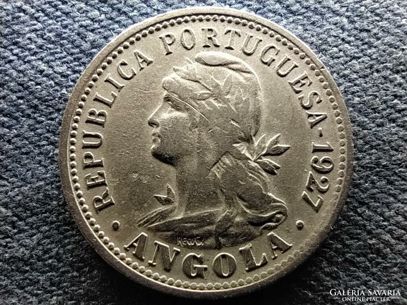 Angola Colony of the Portuguese Empire (1910-1951) 20 centavos 4 macutas 1927 (id73231)