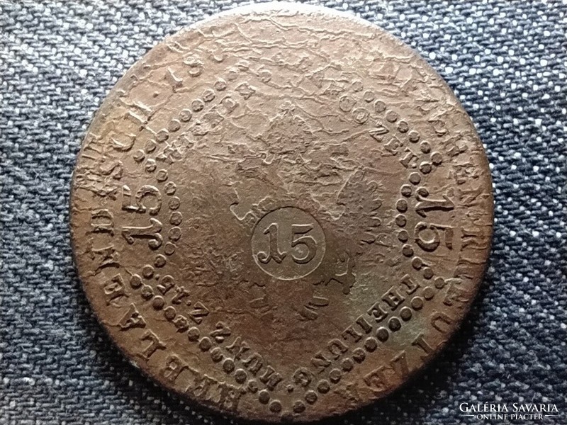 Austria II. Ferenc 15 krajcár 1807 this rare (id46774)