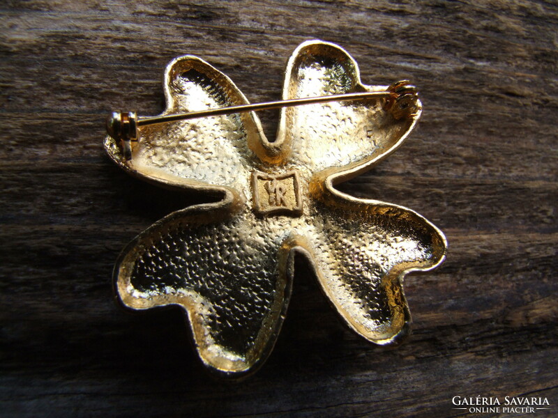 Gold-plated bijou brooch (220603)