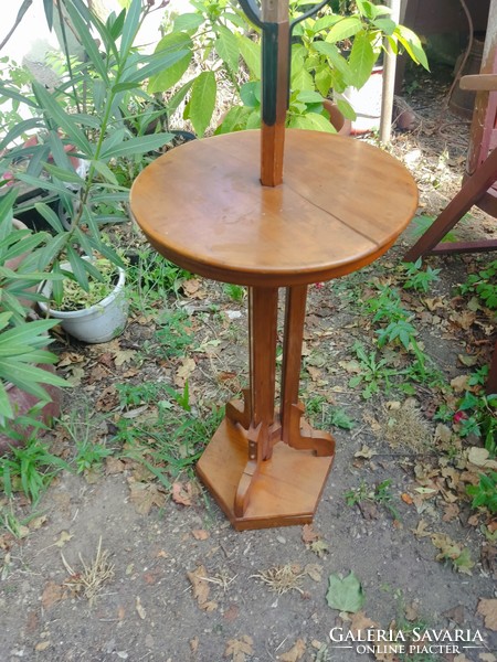 Cherry wood flower stand, statue holder