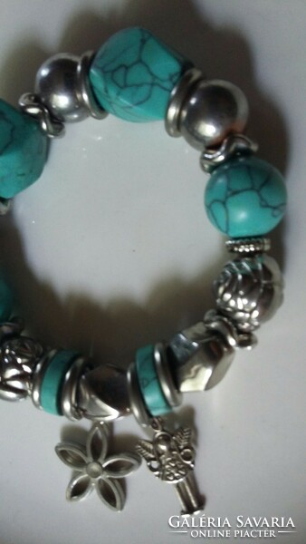 Turquoise - silver bracelet