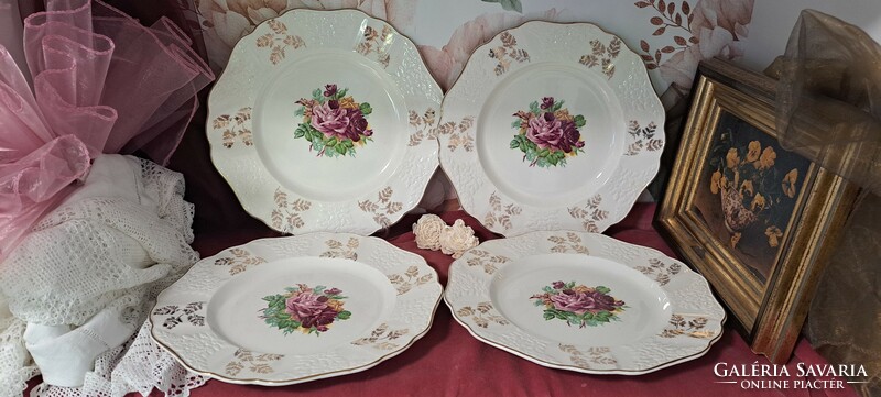 Angel london large plates decorated with 22 kt gilding
