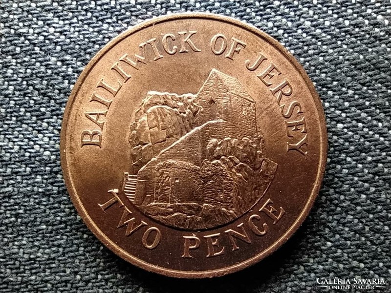 Jersey II. Erzsébet St. Helier remetelak 2 penny 1983 (id49017)