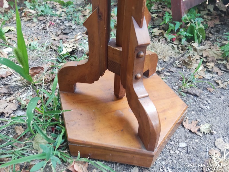 Cherry wood flower stand, statue holder