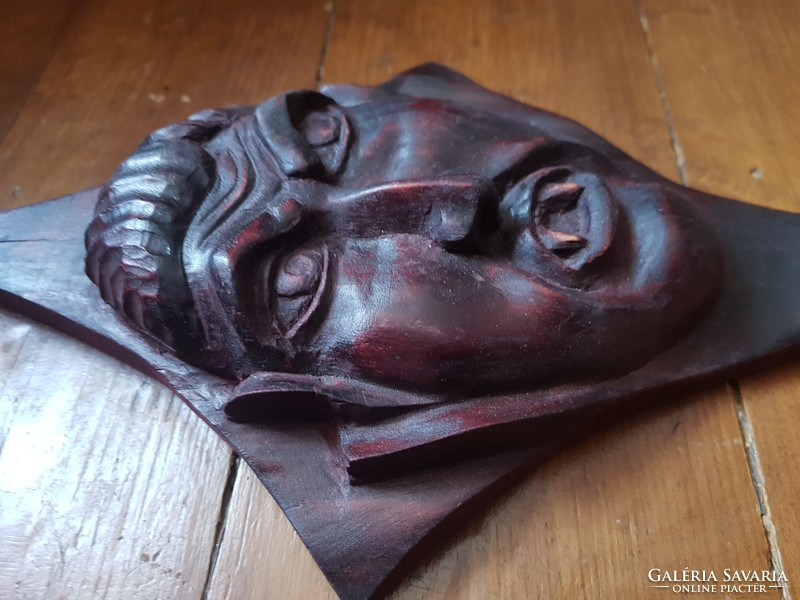 Dracula wood carving carved relief