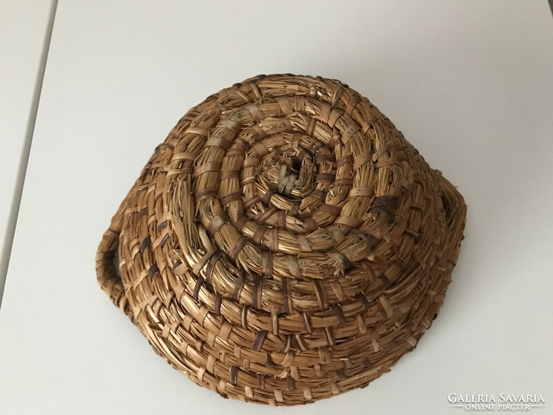 Small old wicker basket