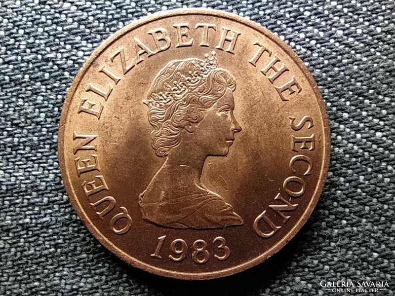Jersey II. Erzsébet St. Helier remetelak 2 penny 1983 (id49017)