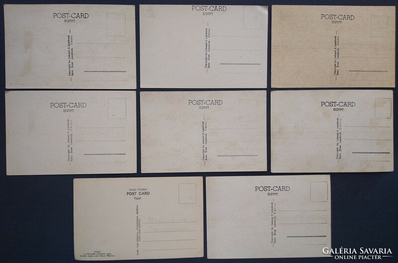 55 db Közel keleti témájú képeslap (Palesztina, Egyiptom, Törökorwszág)