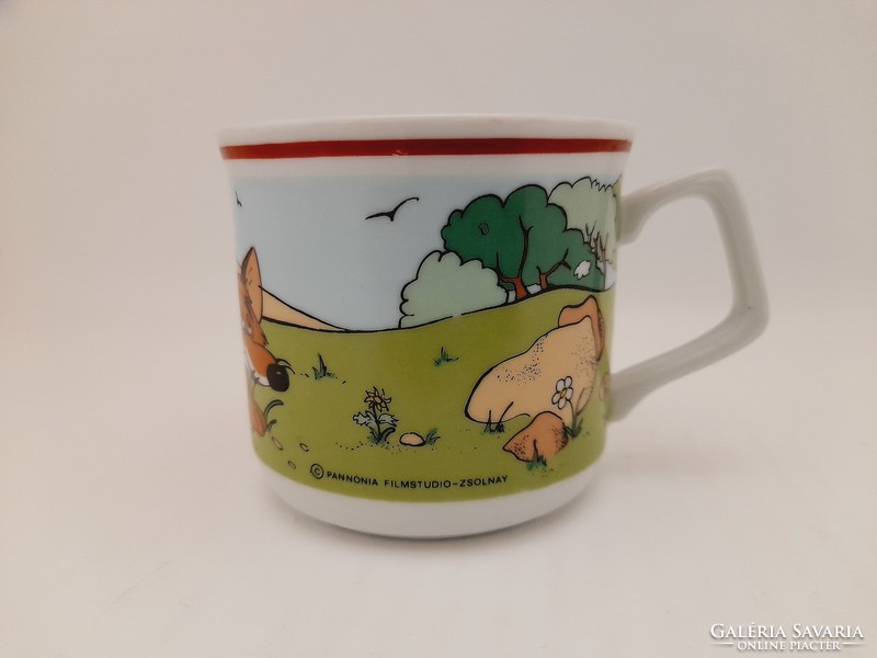 Zsolnay vukos mug, vuk