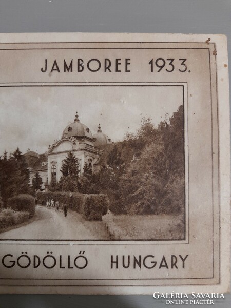 Jamboree 1933 postcard from Gödöllő
