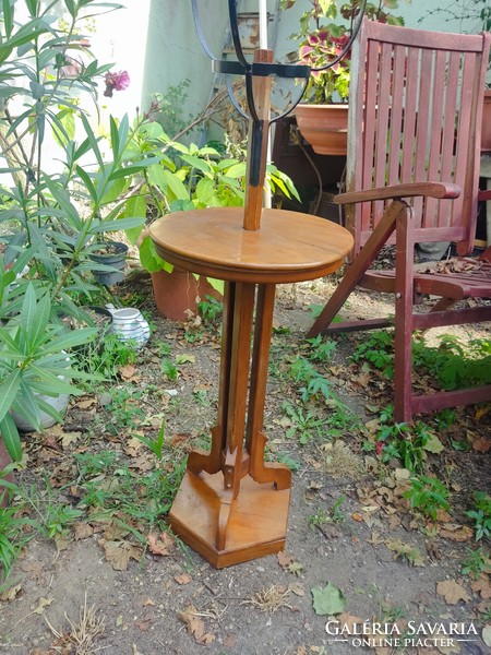 Cherry wood flower stand, statue holder