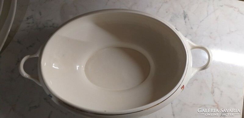 Old granite soup bowl