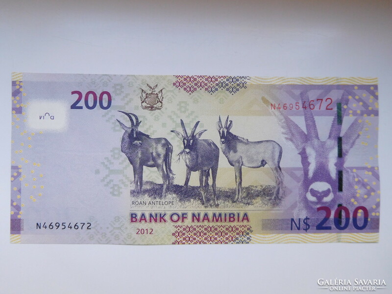 Namíbia 200 dollár 2018 UNC