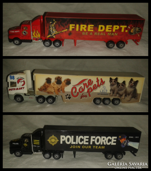 3 truck model cars