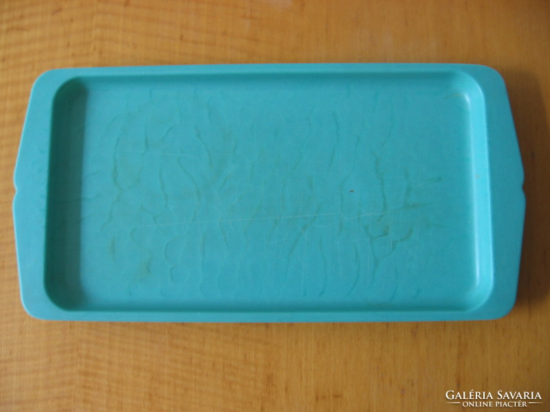 Antique futurit vinyl turquoise tray