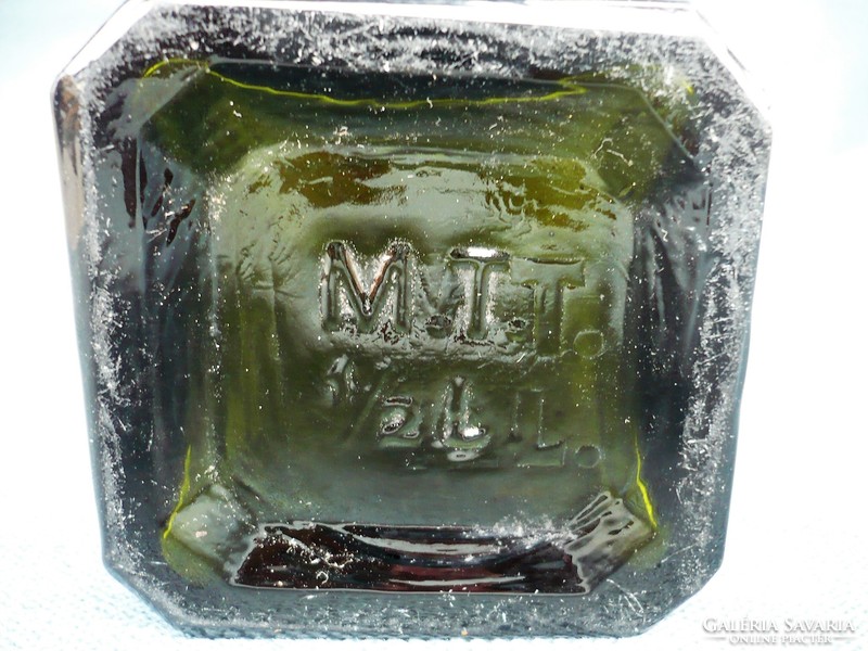 Old green müller brothers rt. Glass