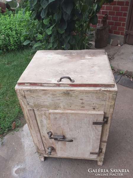 Antique ice chest