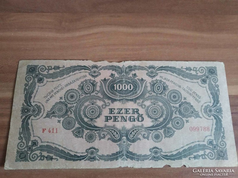 1000 pengő, 1945, F 411