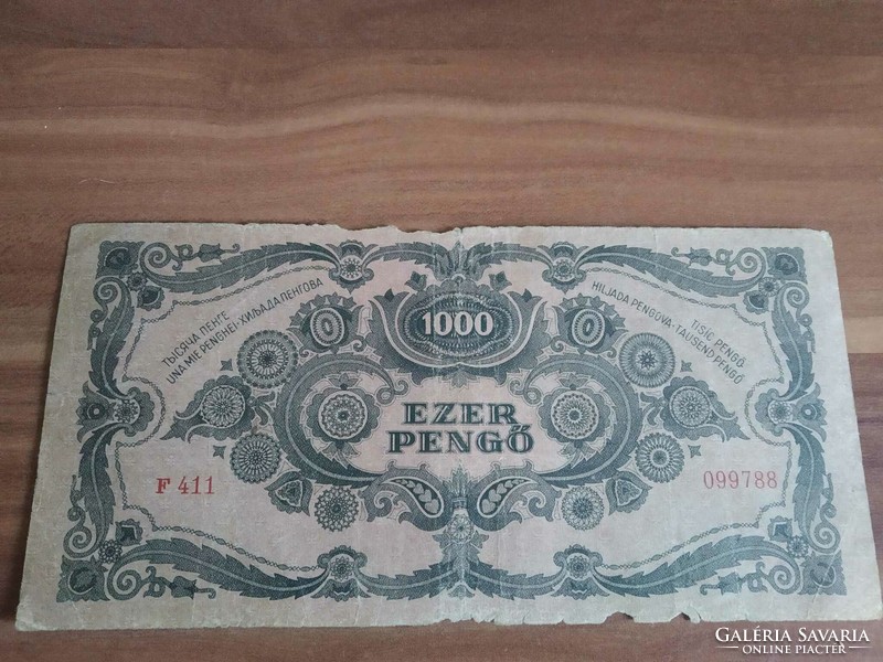 1000 Pengő, 1945, f 411