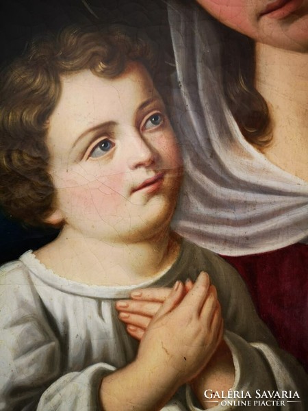 Madonna a gyermekkel Itáliai festő 19. század első fele