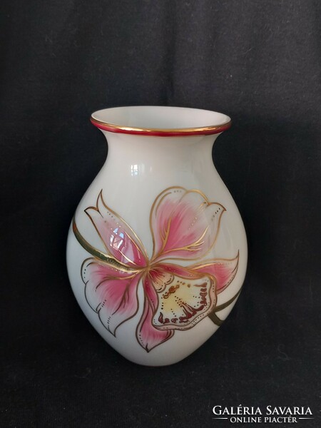 Zsolnay orchid vase, perfect condition, new