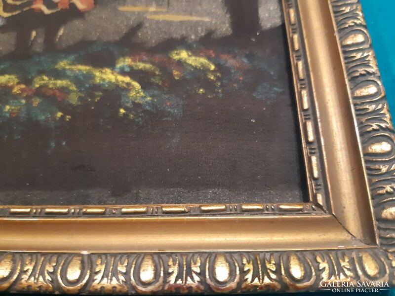 Painting in an antique picture frame2.