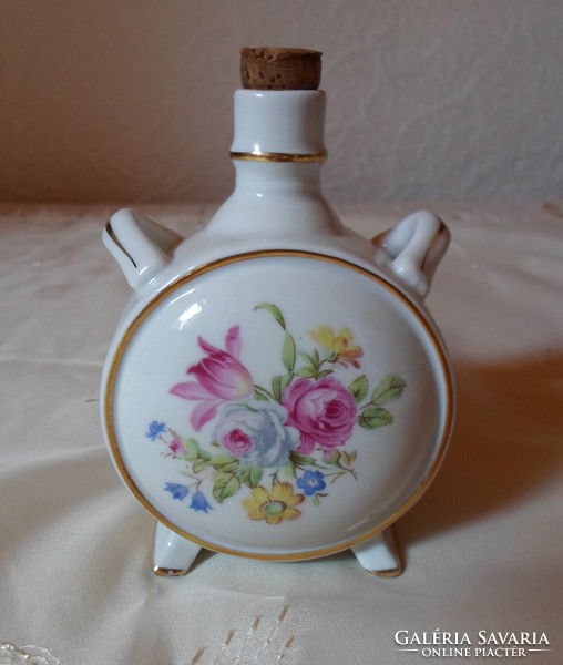 Kp porcelain water bottle (Kőbánya porcelain factory, retro / vintage)