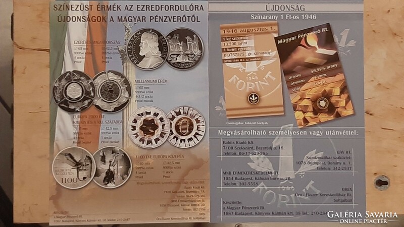 4 rare coin brochures with descriptions 2000s 9.