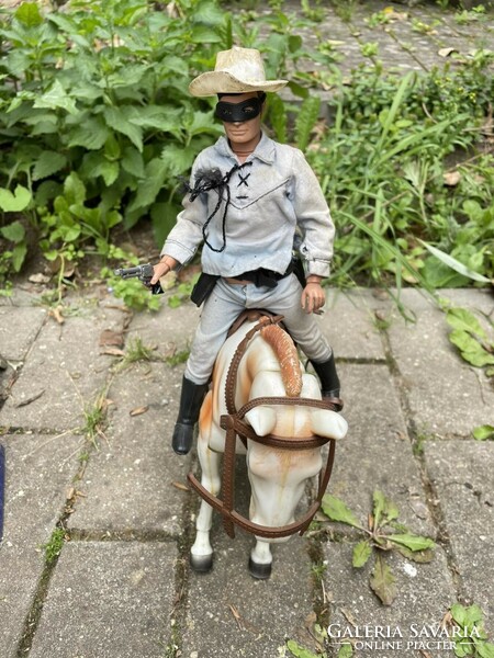 Lone ranger original marked toy with baby horse