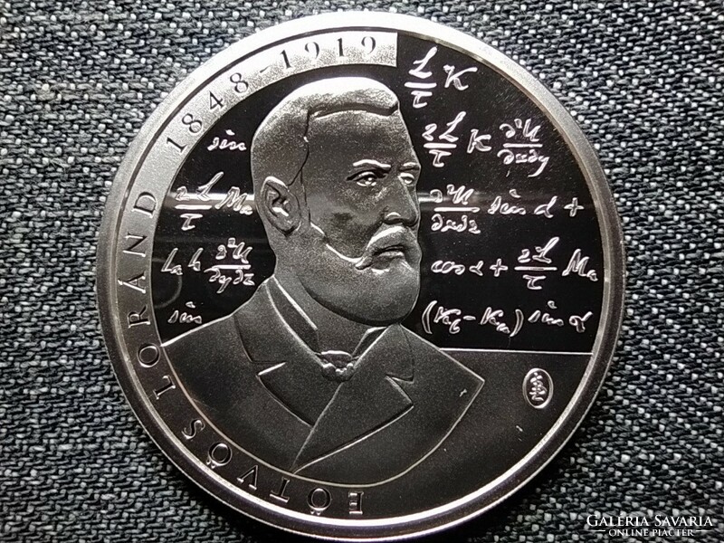 100th Anniversary of the Death of Eötvös .925 Silver HUF 10,000 2019 bp pp (id42704)