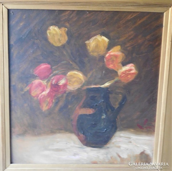 3. Unknown painter: flower still life