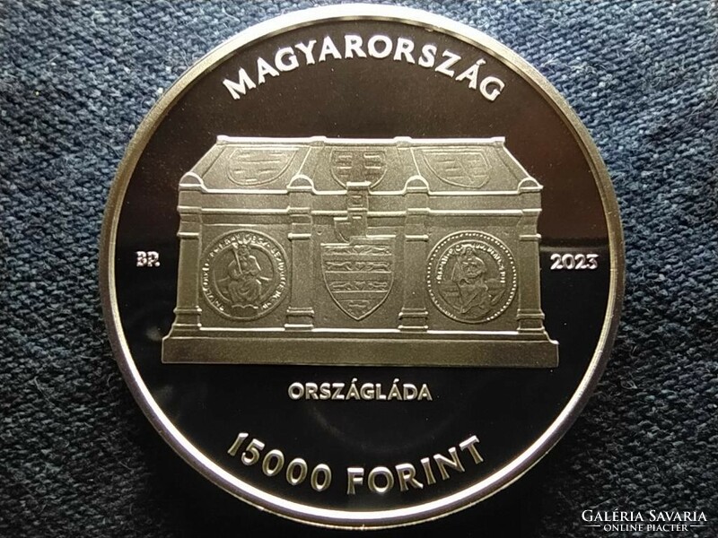 Magyarország Magyar Nemzeti Levéltár .925 Ezüst 15000 Forint 2023 BP PP (id78735)