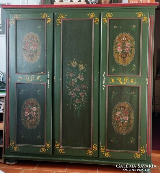 Hand painted cabinet