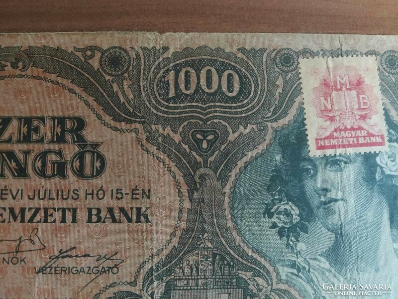 1000 pengő, dézsmabélyeges, 1945, F 201