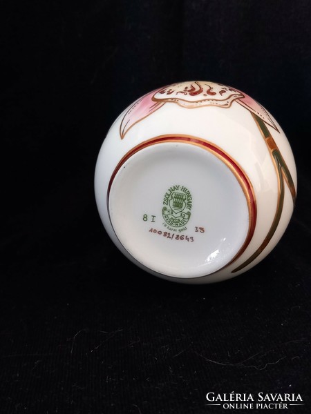 Zsolnay orchid mini vase in perfect condition