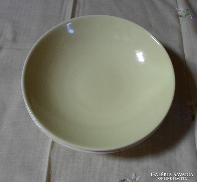 Gránit kerámia, sárga (mély) tányér