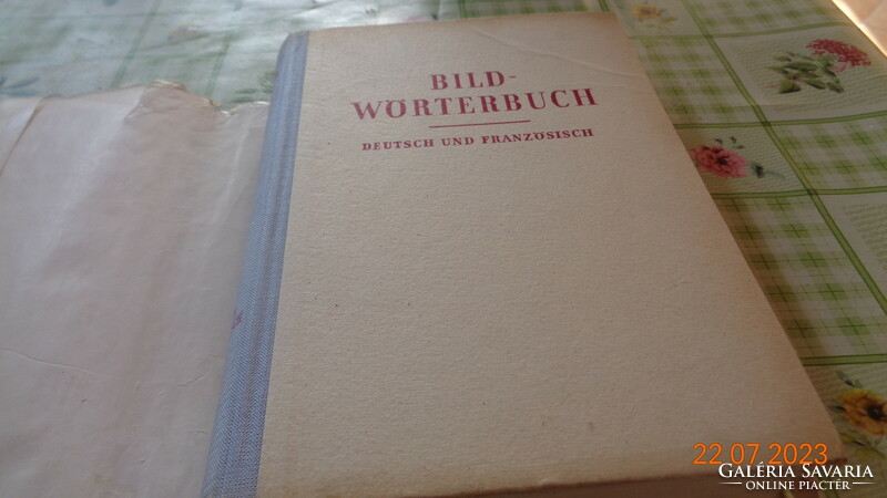 Bild Wörterbuch   D - F .   1959  . Képes német- francia  szótár