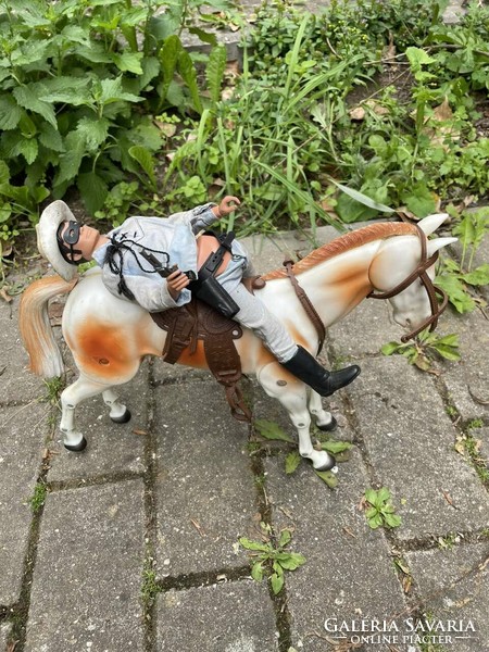 Lone Ranger eredeti jelzett játék baba lóval