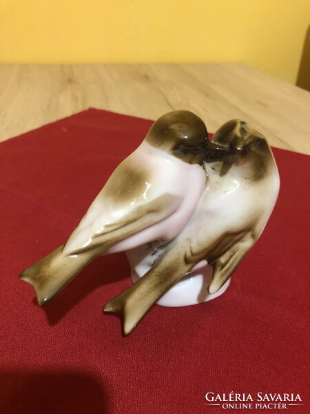 Pair of Zsolnay birds / rare/