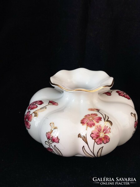Zsolnay garlic-shaped flower vase, perfect condition, new