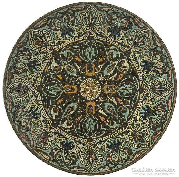 Johann Maresch (1821-1914): decorative wall plate