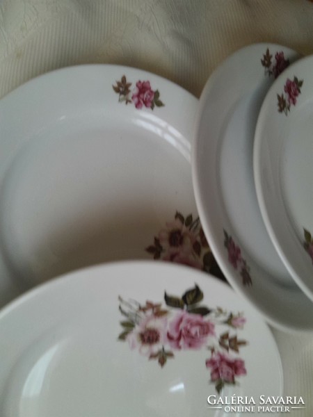 Alföldi rose plate 17 cm 6 pieces