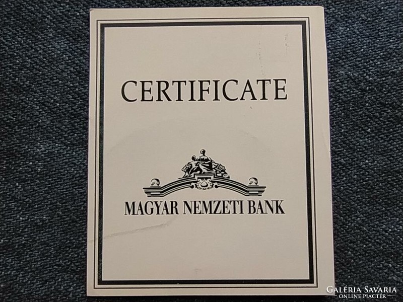 János Kálvin .925 Silver Certificate of HUF 5,000 2009 (id58809)